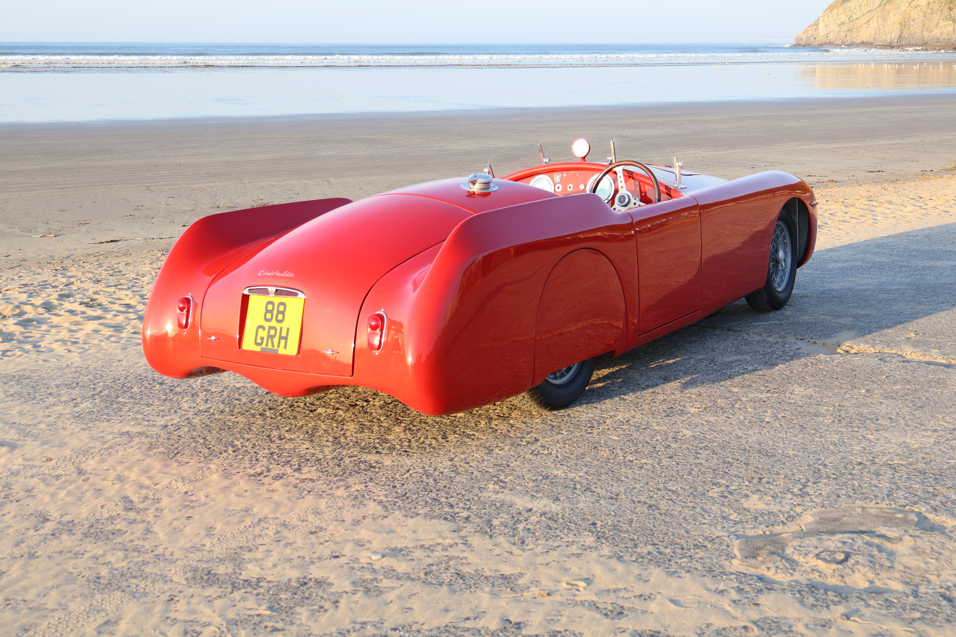 Cisitalia 202 SMM Spyder at Beach
